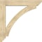 Ekena Millwork Thorton Slat Rough Sawn Bracket w/ Offset Brace, Douglas Fir, 8"W x 46"D x 46"H BKT0806X46X46THR06RDF - alternate 3